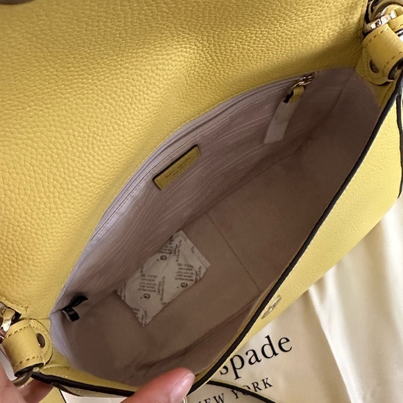 New Kate spade Hudson Pebbled Leather Medium Convertible Flap Shoulder Mullen - Picture 11 of 12